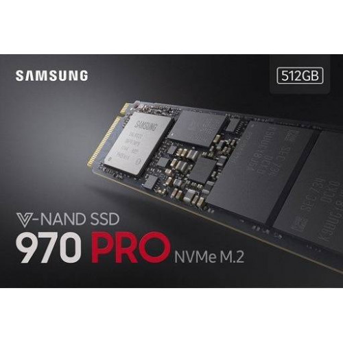 Твердотельный диск 512GB Samsung 970 PRO, M.2, PCI-E 3.0 x4, 3D MLC NAND [R/W - 3500/2300 MB/s]